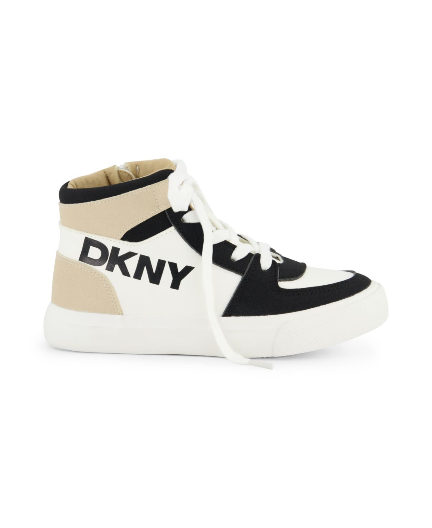 Детские высокие кеды DKNY Andee Alice, цвет: Серо-коричневый — фото 4