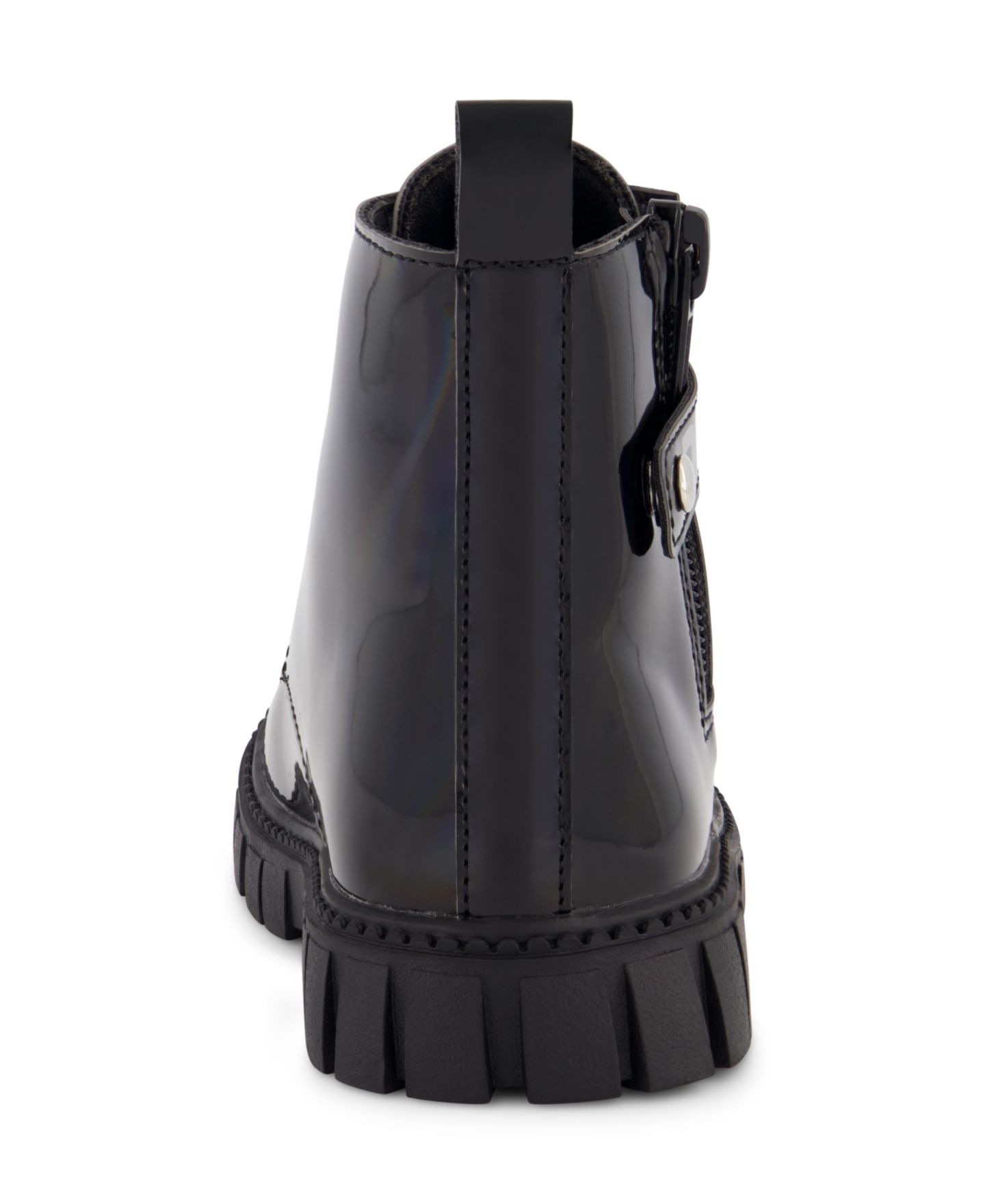 Ботинки DKNY Carrie Side Zipper Lug Boot для девочек-малышей, цвет: Чёрный — фото 5