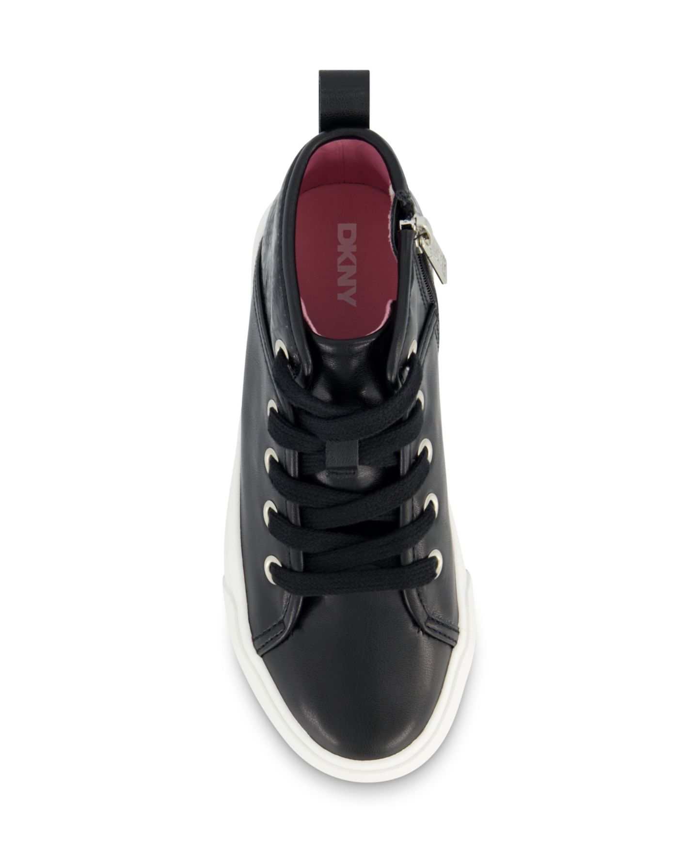 Кроссовки DKNY Katie Linda High Top Sneaker для девочек, цвет: Чёрный — фото 6