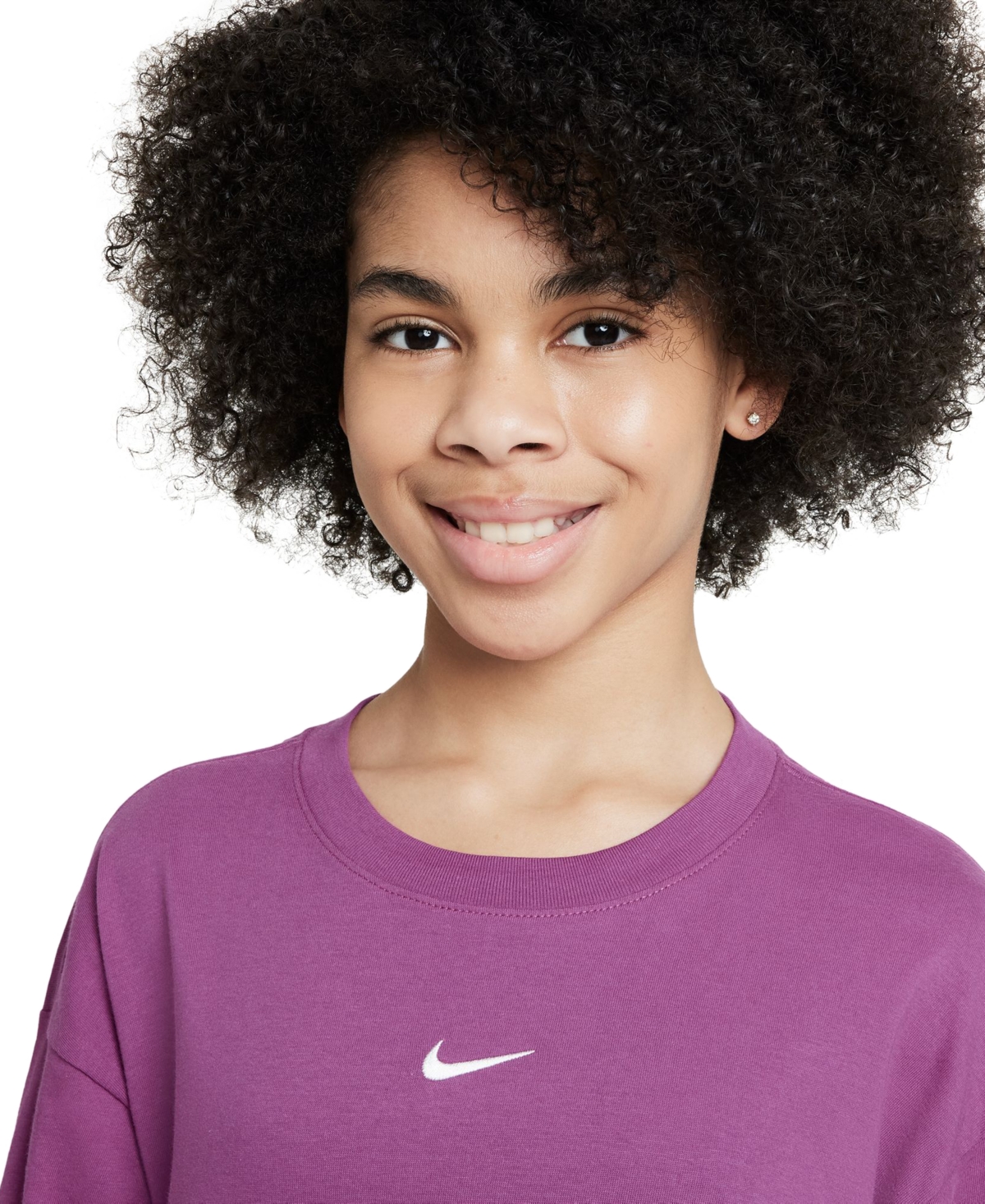 Nike Big Girls Sportswear Essential Long-Sleeve T-Shirt