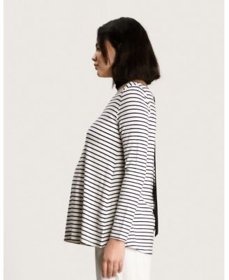 Maternity Nicolette Long Sleeve Nursing Tee