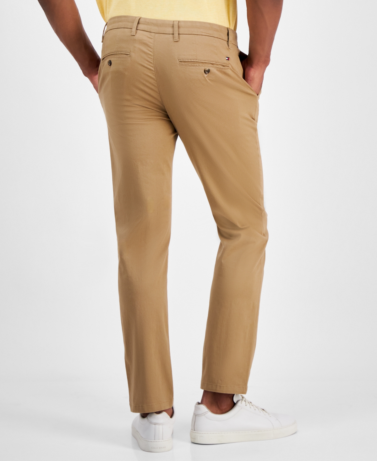 TOMMY HILFIGER MEN'S DENTON PRINTED STRUCTURE CHINO PANTS 