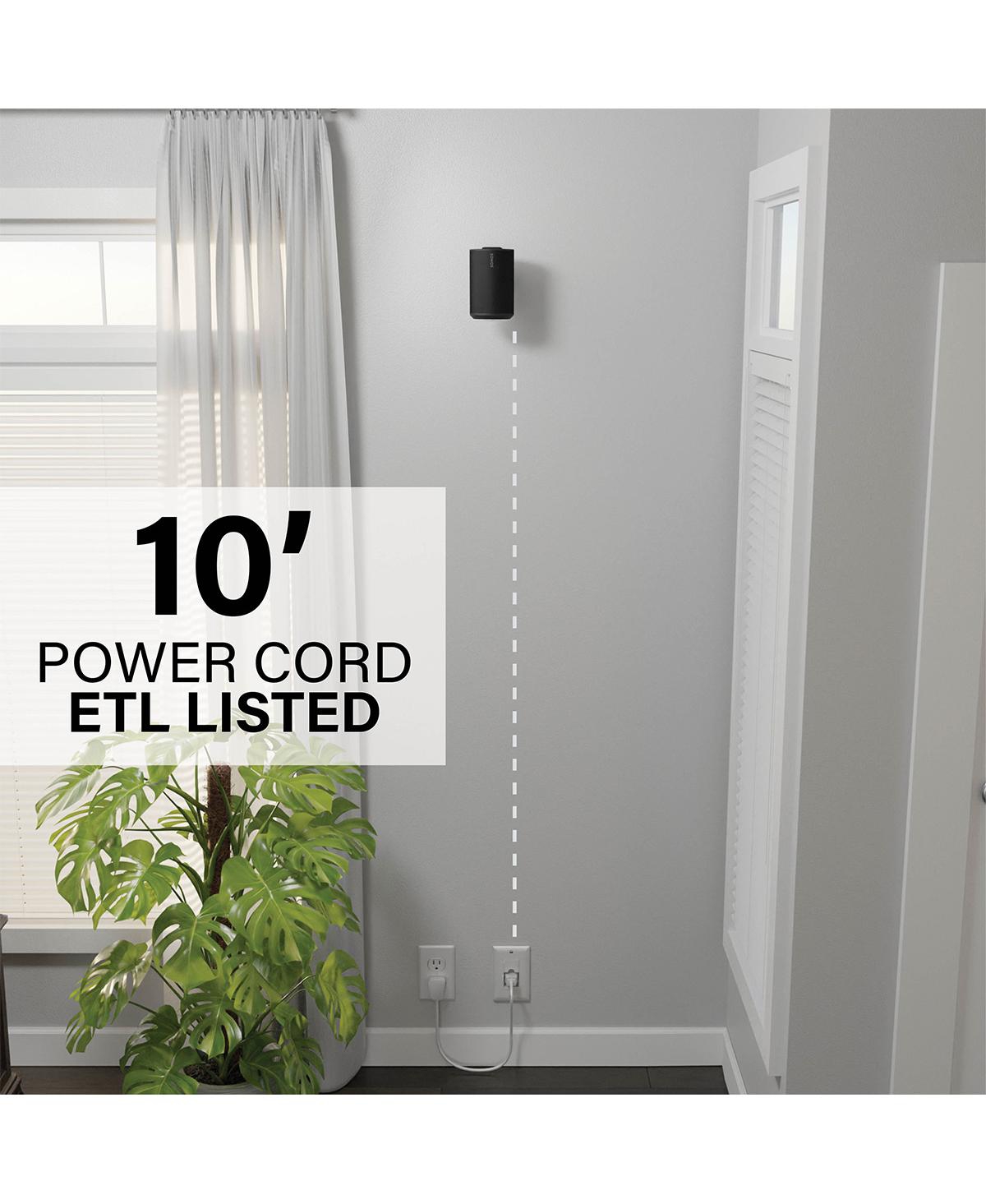 Sanus Universal Tilt & Swivel Speaker Wall Mount and Power Kit - Each