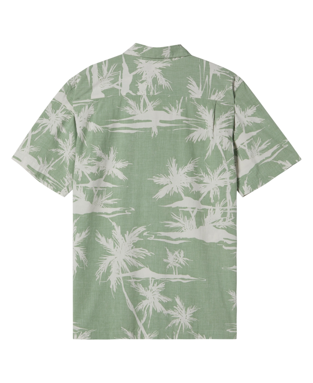 Quiksilver Waterman Men's Palms Short Sleeve Shirt - Green Eyes Print 4