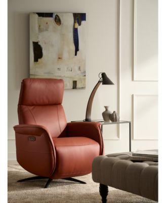 Lennix Leather TV Recliner with Massage, Created for Macy&#39;s