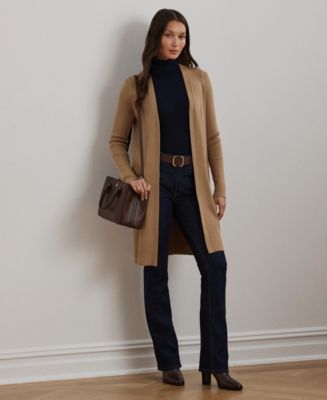 Lauren Ralph Lauren Cotton-Blend Cardigan - Macy's
