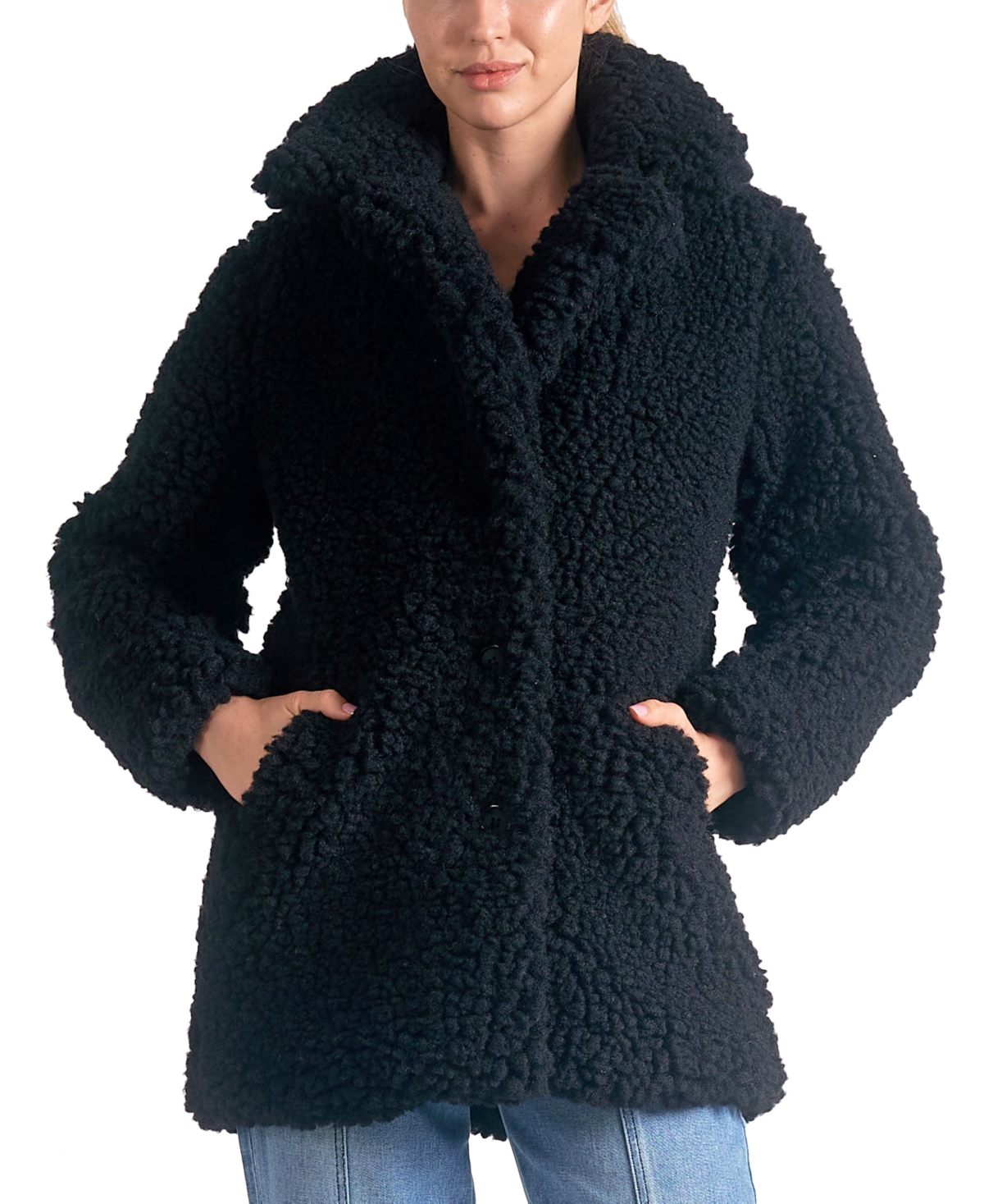 ELAN WOMEN'S STAND-COLLAR LONG-SLEEVE FLEECE JACKET 