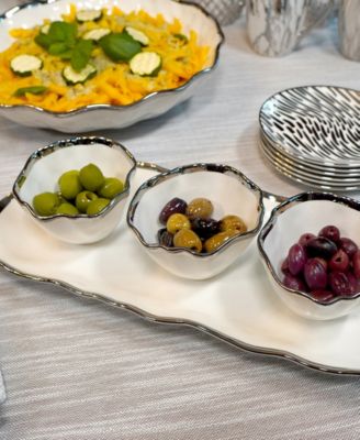 Regency 4 Pc. Tray and Condiment Bowls