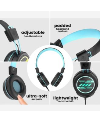MEE Audio KidJamz KJ55U USB-C Kid's Headphones w/ LED Lights