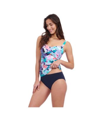 Women's Holi Underwire D Cup Crisscross Tankini