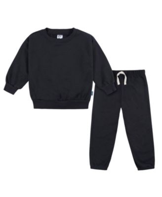 Toddler Boys Comfortable Fleece Top and Pant Set