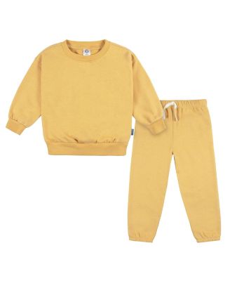 Toddler Boys Comfortable Fleece Top and Pant Set