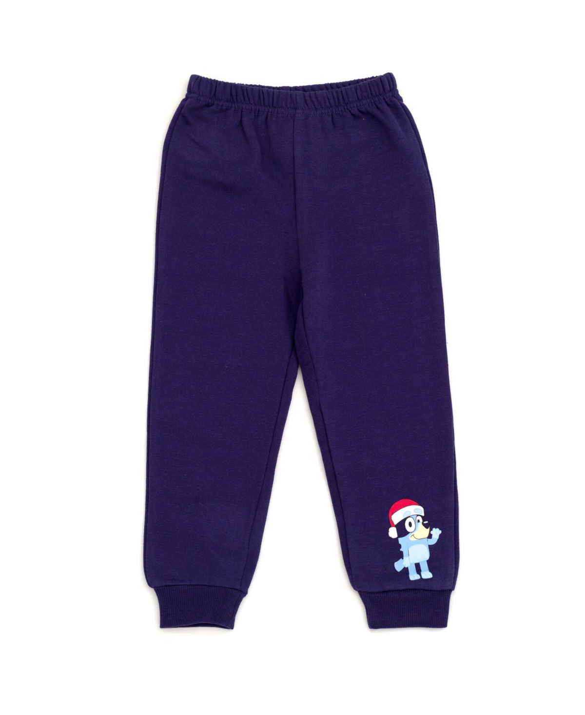 Bluey Little Boys Fleece Sweatshirt and Jogger Pants Outfit Set -/ navy