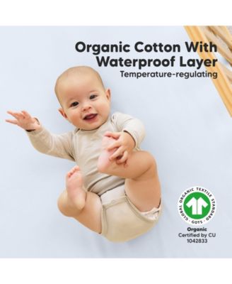 Soothe Waterproof Fitted Crib Sheets for Girl, Boy, 100% Soft Cotton Crib Mattress Protector Sheet