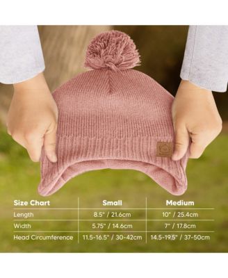 Muff Baby Beanie, Baby Hat for Baby Boys, Girls, Winter Hats for Kids, Newborn, Infant, Toddler 0-36 months