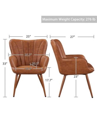 Modern Accent Chair Upholstered Armchair for Living Room