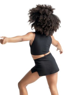 Girls Team Basics Mock Neck Top