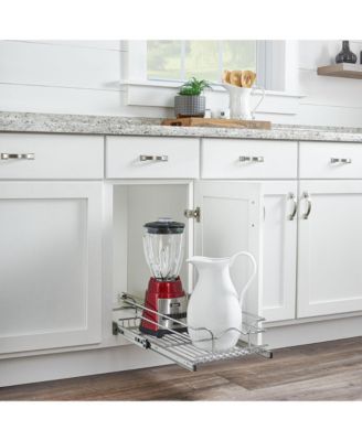 Kitchen Cabinet Pullout Shelf Organizer, 12 x 22 In, 5WB1-1222CR-1