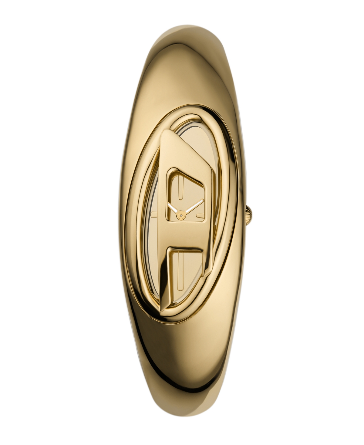 Diesel Women's Wonder-d Quartz Two-hand Gold Stainless Steel 24mm In Gold