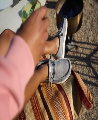 Men's Wally Stretch Sox Slip-On Casual Moccasin Sneakers from Finish Line