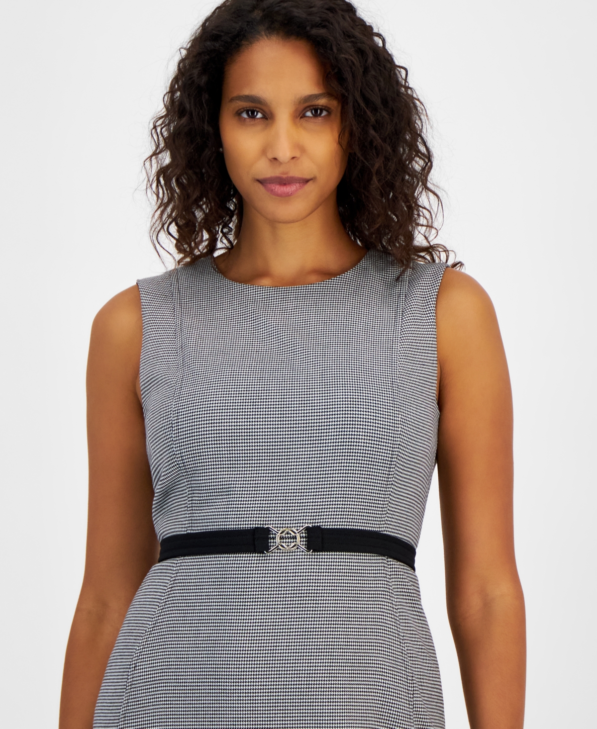 Kasper belted sheath dress shop