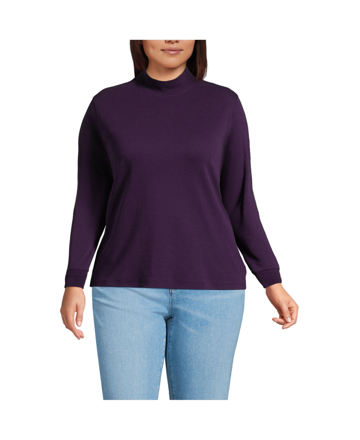 Lands end mock turtle necks online