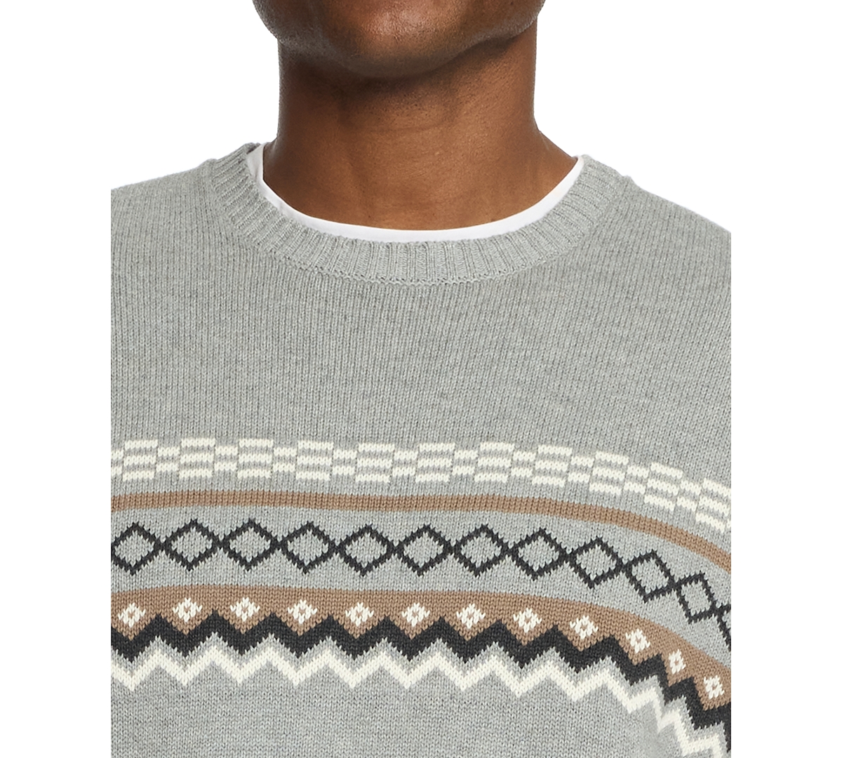 Weatherproof Vintage Men's Nordic Crewneck Sweater