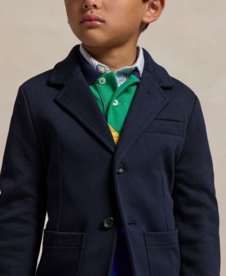 Toddler and Little Boys Double-Knit Shirt Jacket