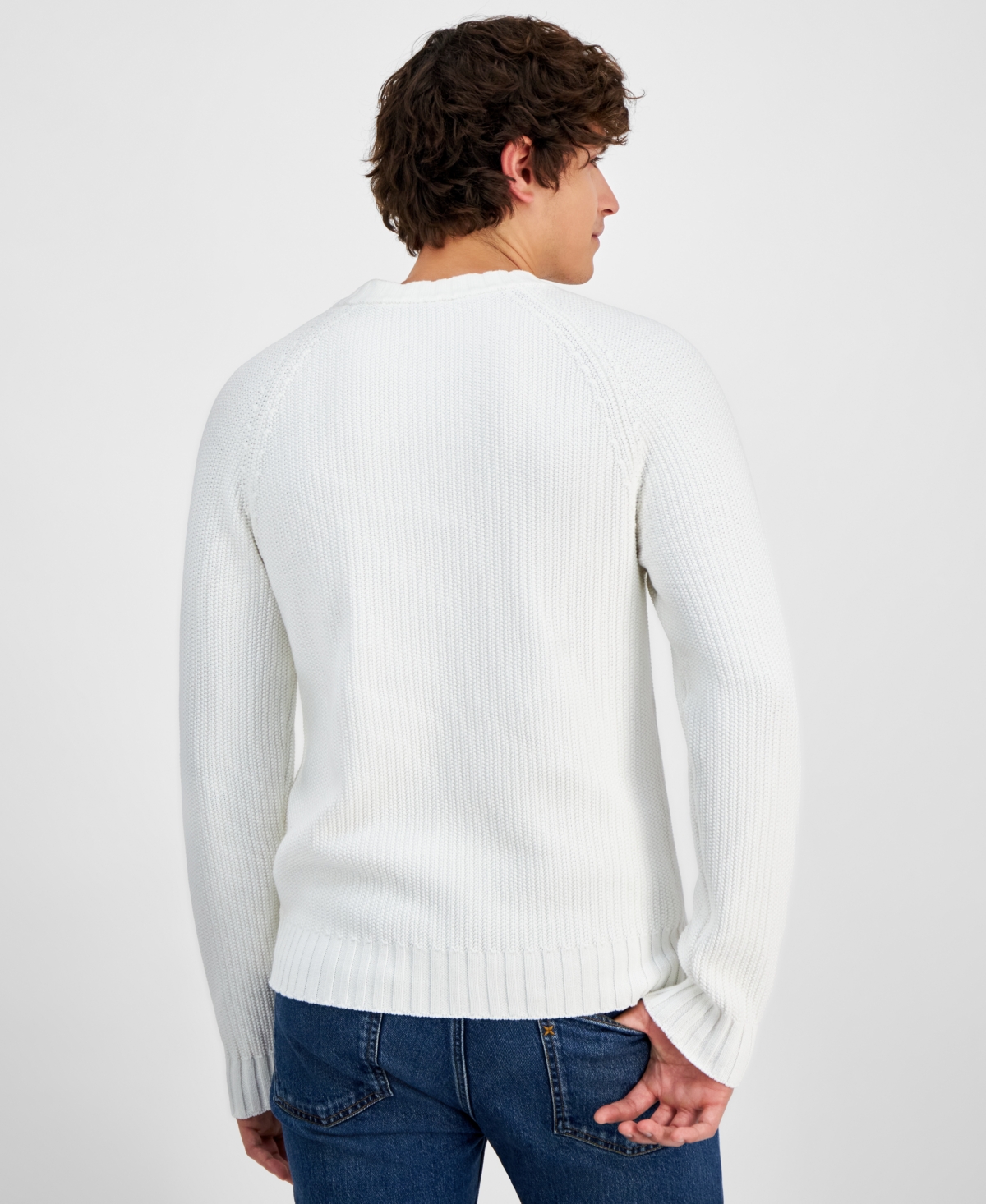 HUGO BOSS HUGO BY HUGO BOSS MEN'S SONNI CREWNECK SWEATER 