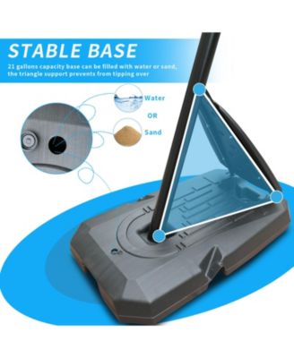 Outdoor Basketball Hoop with Height Adjustment for Versatile Play