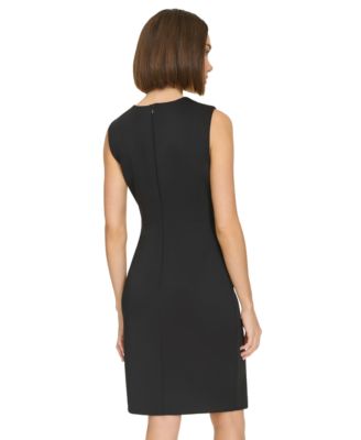 Tommy Hilfiger Women's Gem-Trim Asymmetric Dress - Macy's