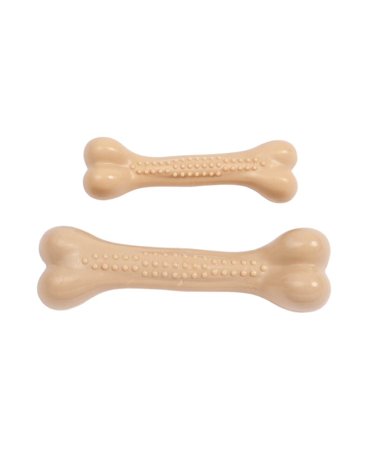 Country Living Nylon Chew Bone Dog Toy for Heavy Chewers – Chicken Flavored, Promotes Dental Health & Fun – -khaki