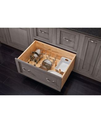 39x21" Trimmable Pegboard Drawer Organizer with 16 Pegs, 4DPS-3921