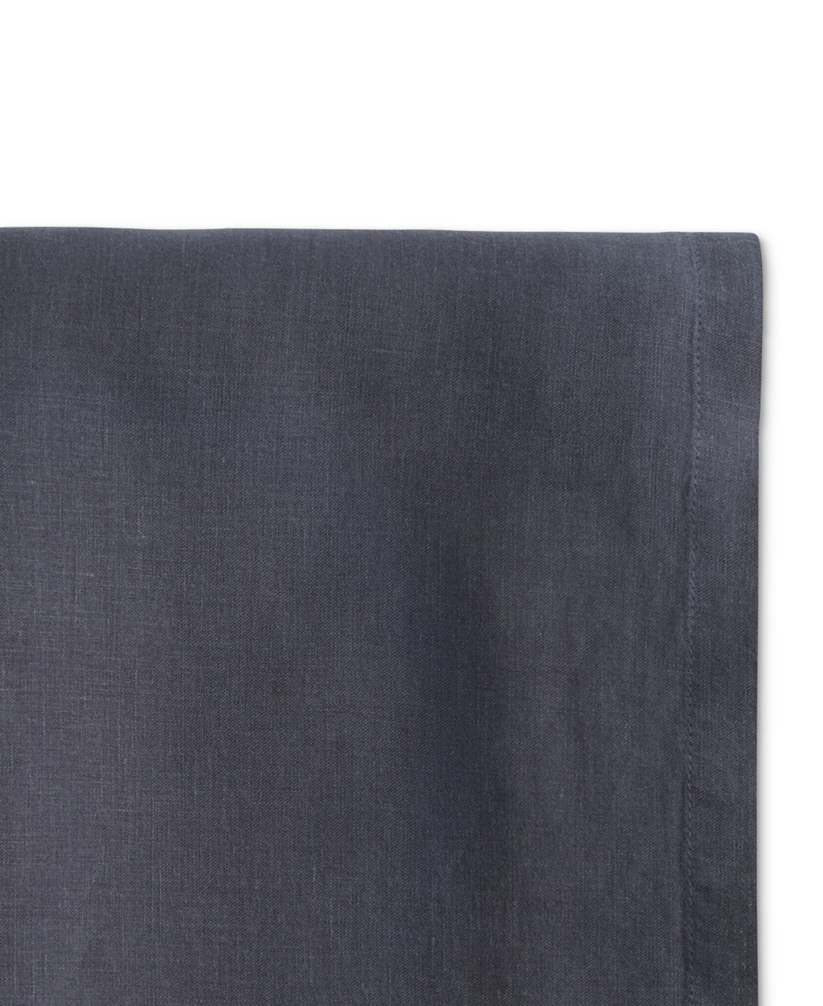 Year & Day Linen Solid-color Tablecloth, 55" X 110" In Midnight