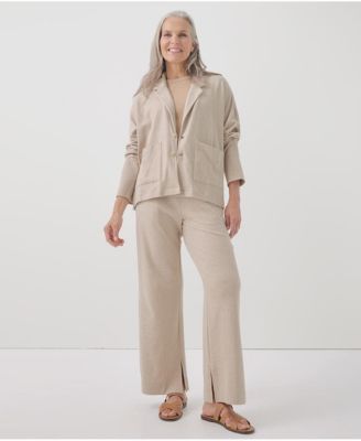 Women's Organic Cotton Airplane Relaxed Blazer