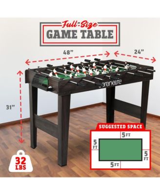 48" Competition Foosball Table for Home and Game Room