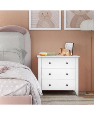 3 Drawer Dresser Chest of Drawers Bedside Table