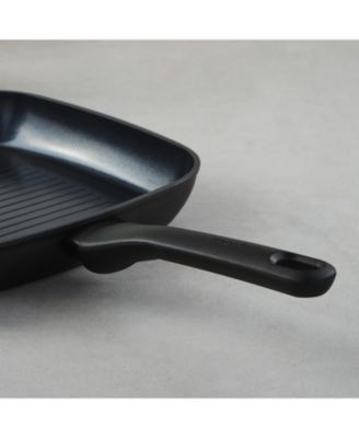 DiNA Helix Recycled Aluminum Nonstick Ceramic Grill Pan, 10.25"