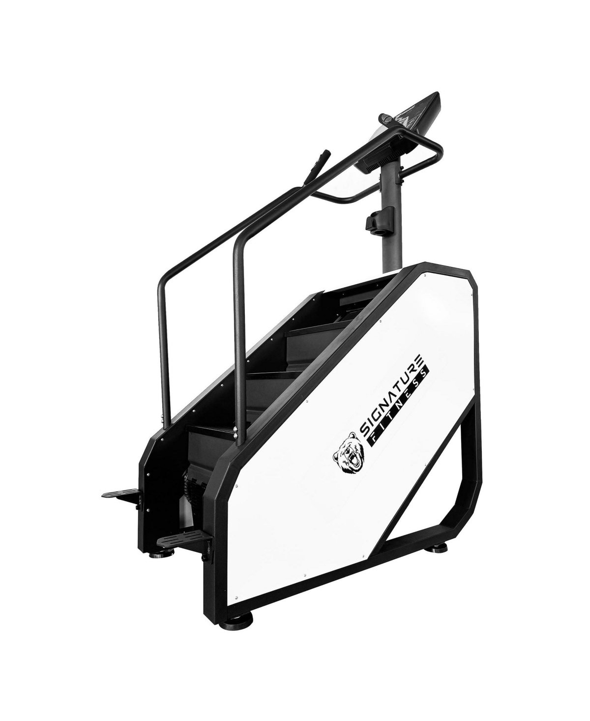 Continuous Climber for Cardio and Lower Body Workouts, White - White