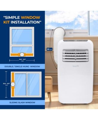 Portable Air Conditioner, 8,000 BTU, Built-in Dehumidifier & Fan