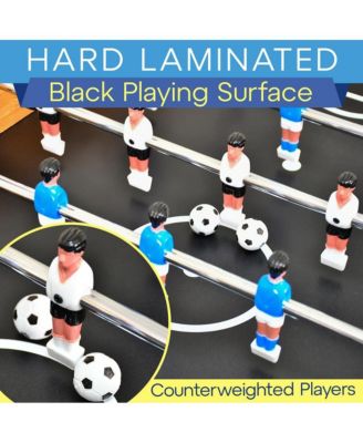 48" Competition Foosball Table for Home and Game Room with 2 Balls and 2 Cup Holders