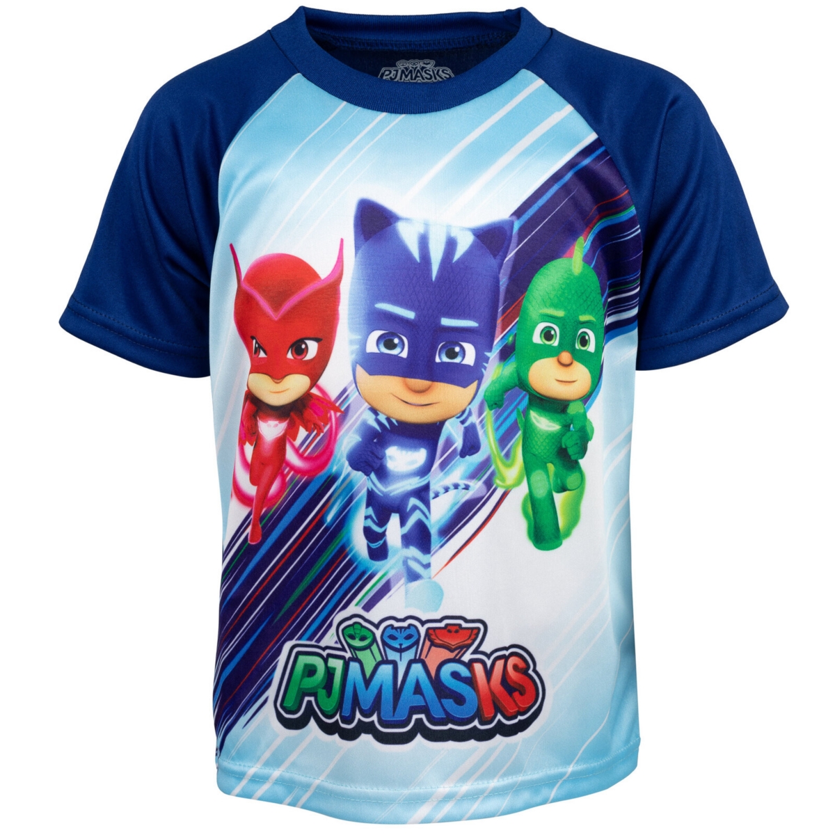 Pj Masks Toddler Boys Catboy Gekko Owlette Graphic T-Shirt Tank Top French Terry Shorts 3 Piece Outfit Set to