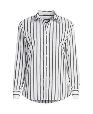 Women's No Iron Button Front Shirt
