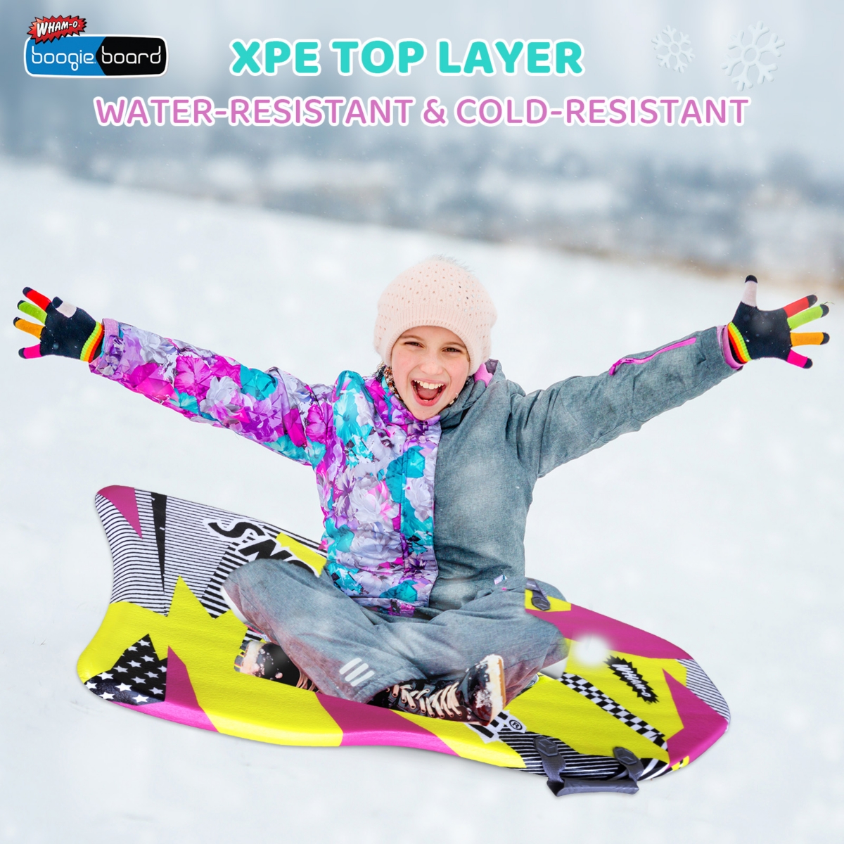 Air Thunder 40", Single Rider Snow Sled with Side Handles