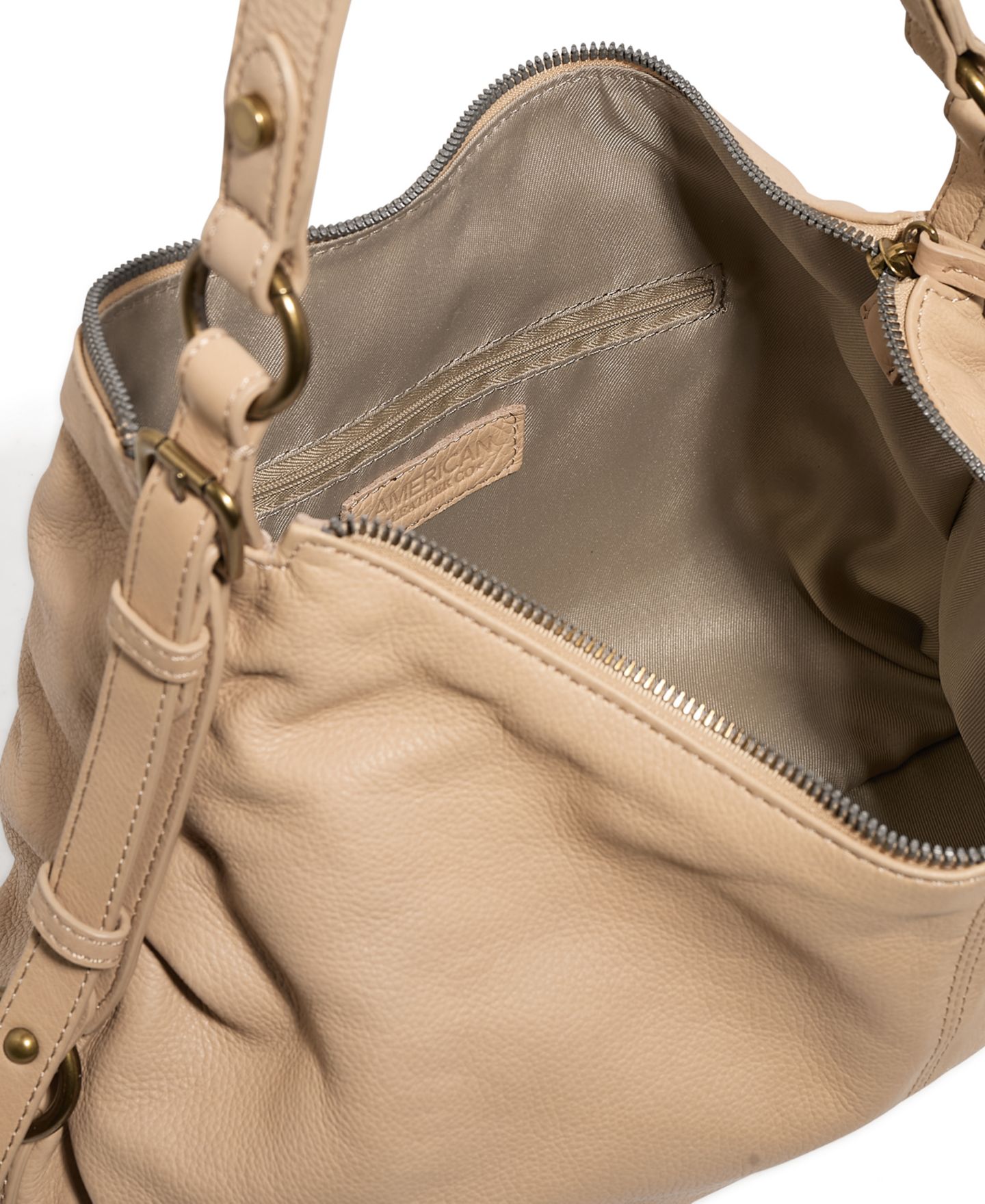 Женская сумка American Leather Co. Thayer Perfect Hobo, цвет: Гладкий — фото 3