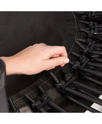 220 in-Home Cardio Fitness Rebounder, 39-inch | Mini Trampoline with Arched-Legged & Videos Included | Safe, Sturdy and Low-Impact