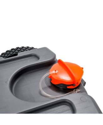 39006 Rhino Portable 36 Gallon RV Waste Tank Holding Hose and Accessories