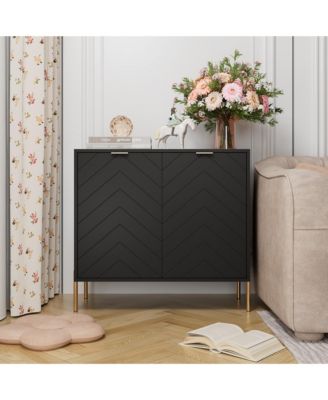 2-Door Accent Cabinet Storage Cabinet