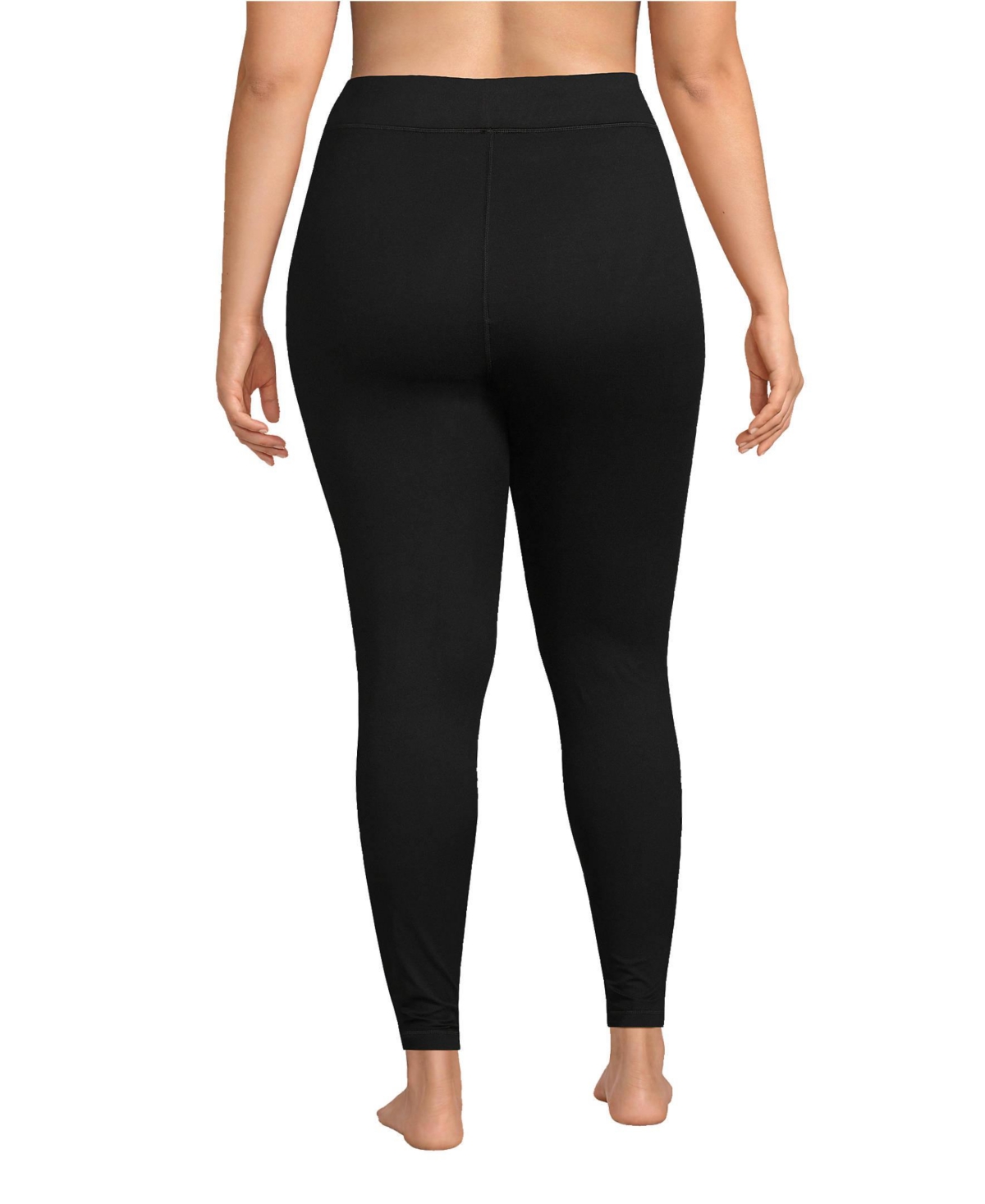 Lands' End Plus Size Baselayer Cozy Thermaskin Pants