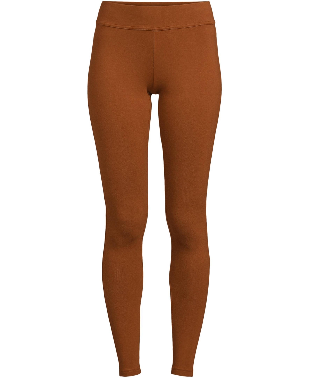 Lands' End Women's Petite Starfish Mid Rise Knit Leggings